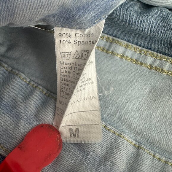 Women Patchwork Jeans Casual Loose High Waist Denim Pants Woman Vintage Boyfrien - Picture 8 of 8